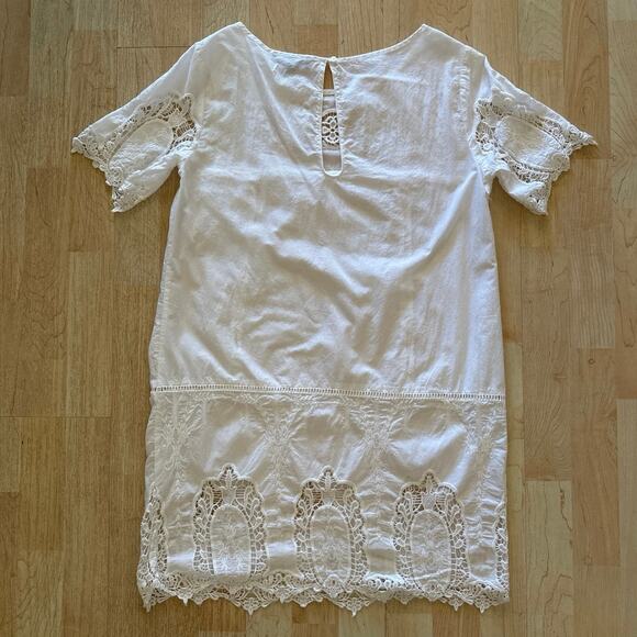 Sanctuary White Cotton Dress Size Medium - Picture 2 of 4